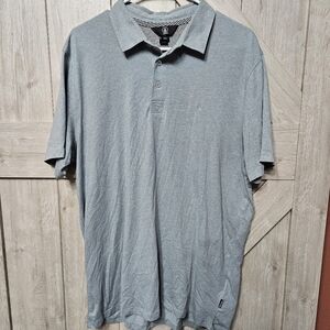 Volcom Heather Gray Polo Shirt Size L